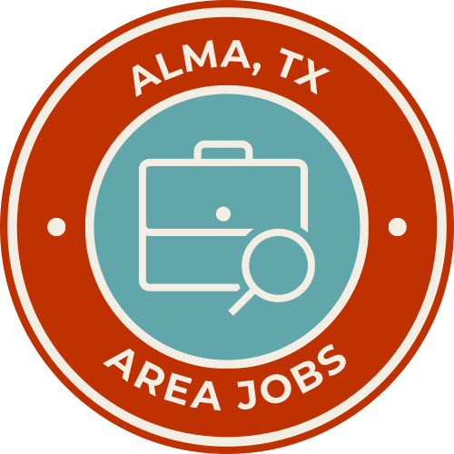 Alma, TX AREA JOBS logo